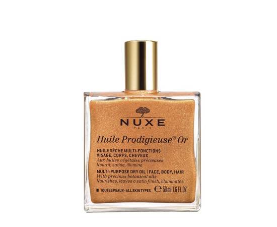NUXE Huile Prodigieuse Multi-Purpose Dry Oil Face, Body, Hair - Масло сухое мерцающее для лица, тела и волос 50 мл, Объём: 50 мл