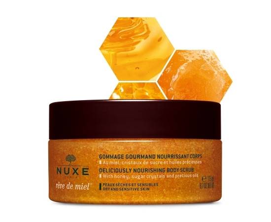 NUXE Reve de Miel Deliciously Nourishing Body Cream - Скраб нежный питательный для тела 175 мл