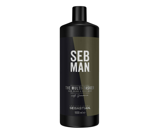 Sebastian MAN THE MULTITASKER - Шампунь для ухода за волосами, бородой и телом 3 в 1 1000 мл