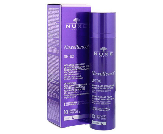 NUXE Nuxellence Detoxifying And Youth Revealing Anti-Aging Care - Эмульсия-уход антивозрастная восстанавливающая для лица 50 мл