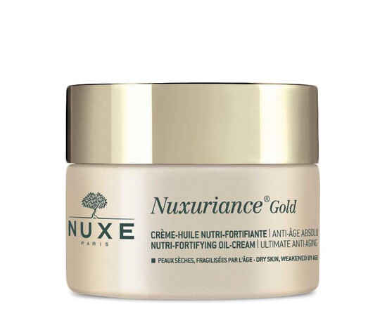 NUXE Nuxuriance Gold Nutri-Fortifying Oil-Cream - Крем питательный восстанавливающий антивозрастной для лица 50 мл