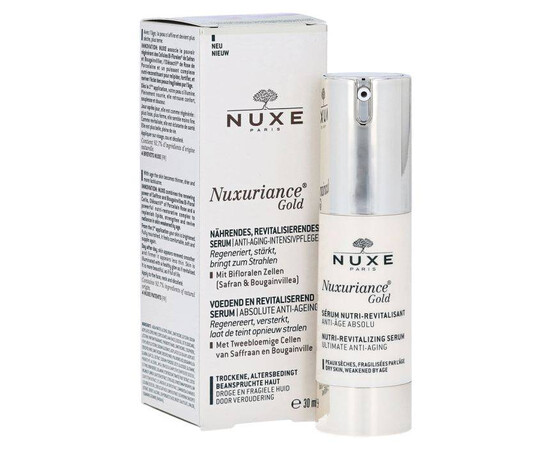 NUXE Nuxuriance Gold Nutri-Revitalizing Serum - Сыворотка антивозрастная укрепляющая для лица 30 мл