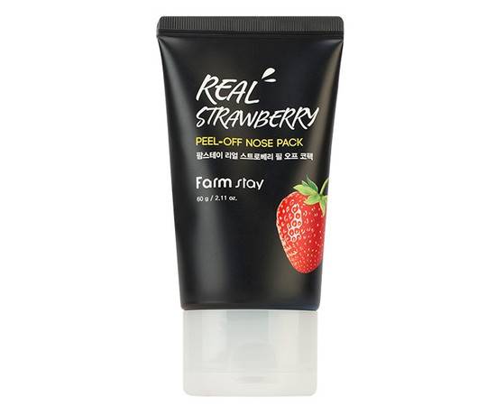 FarmStay Real Strawberry Peel-Оff Nose Pack - Маска-пленка с экстрактом клубники для носа 60 мл