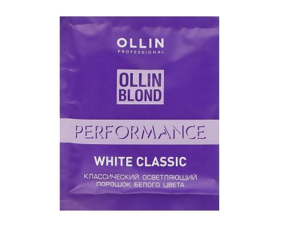 OLLIN Style Performance Blond Powder White Classic - Осветляющий порошок белого цвета 30 гр
