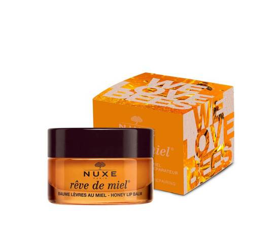 NUXE Reve de Miel Honey Lip Balm - Бальзам ультрапитательный восстанавливающий для губ с медом, оранжевый 15 гр