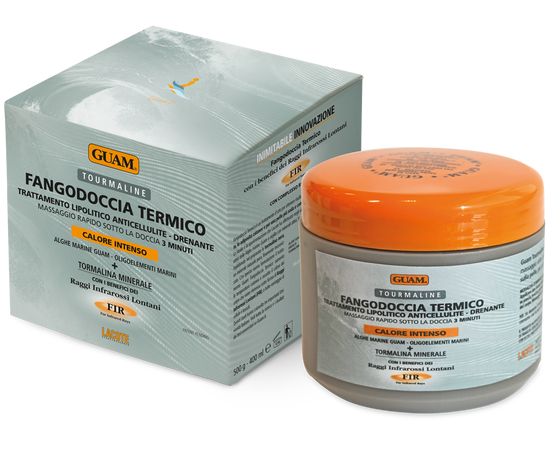 GUAM TOURMALINE Fangodoccia Termico - Маска для массажа в душе с разогревающим эффектом с микрокристаллами Турмалина 500 гр
