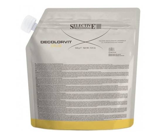 Selective Decolor Vit Plus - Универсальное обесцвечивающее средство 500 гр, Упаковка: 500 мл