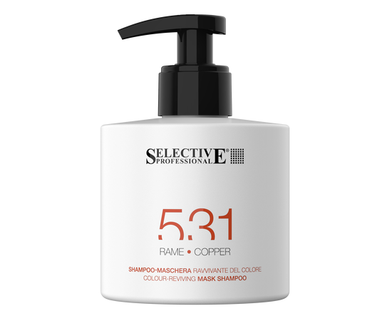 Selective 531 Color-Reviving Mask Shampoo COOPER - МЕДНЫЙ Шампунь-маска для возобновления цвета волос 275 мл, Объём: 275 мл
