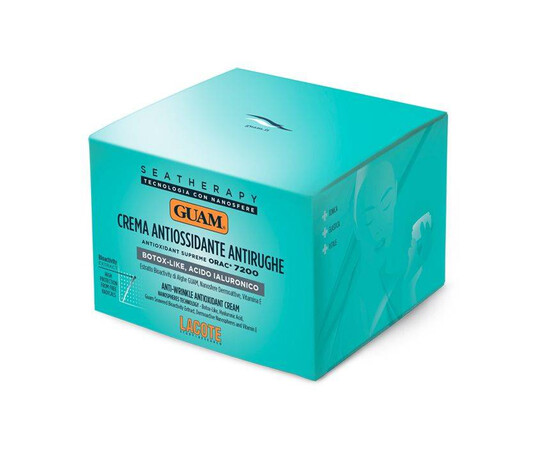 GUAM Crema Antiossidante Antirughe - Крем антивозрастной для лица «Ботокс эффект» с гиалуроновой кислотой 50 мл