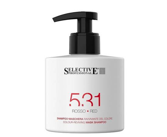 Selective 531 Color-Reviving Mask Shampoo RED - КРАСНЫЙ Шампунь-маска для возобновления цвета волос 275 мл, Объём: 275 мл