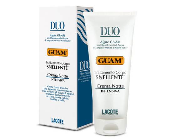 GUAM DUO Snellente Crema Notte - Крем интенсивный ночной против жировых отложений 200 мл