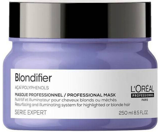 Loreal Blondifier Masque - Маска-сияние для волос восстанавливающая 250 мл, Объём: 250 мл