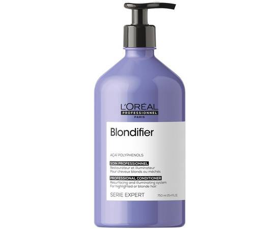Loreal Blondifier Gloss Conditioner - Смываемый уход для сияния волос, восстанавливающий 750 мл, Объём: 750 мл