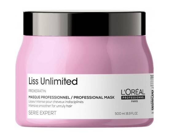 Loreal Liss Unlimited Masque - Разглаживающая маска 500 мл, Объём: 500 мл