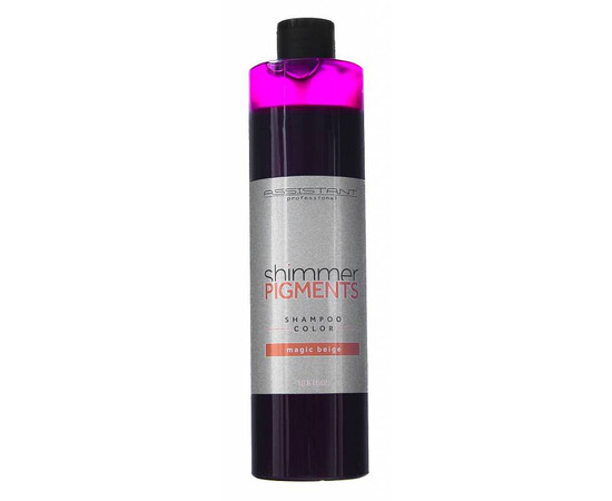 Assistant Professional Shimmer Pigments Magic Beige Shampoo - Тонирующий шампунь для поддержания цвета 500 мл