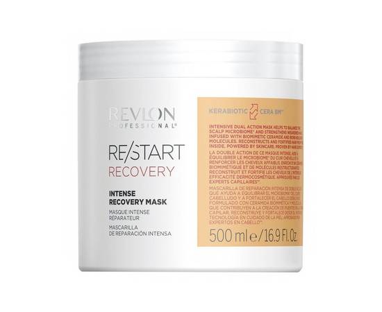 Revlon Professional ReStart Recovery Intense Recovery Mask - Интенсивная восстанавливающая маска для волос 500 мл, Объём: 500 мл