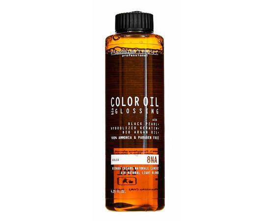Assistant Professional Color Oil Bio Glossing 8NA - Масло для окрашивания светло русый натурально-пепельный 120 мл