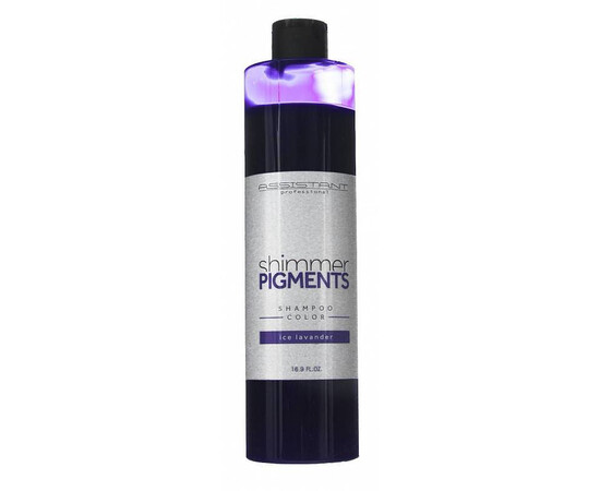 Assistant Professional Shimmer Pigments Ice Lavander Shampoo - Тонирующий шампунь для поддержания цвета 500 мл