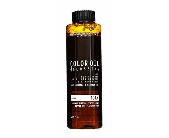 Assistant Professional Color Oil Bio Glossing 10AK - Масло для окрашивания платиновый блондин пепельно-медный 120 мл