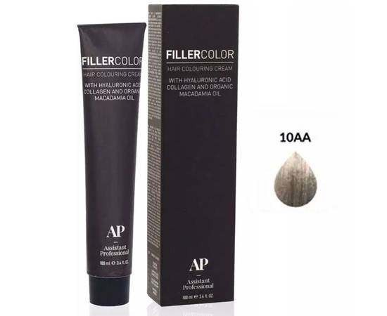 Assistant Professional Filler Color 10AA - Краска-филлер для волос платиновый блондин пепельный интенсивный 100 мл