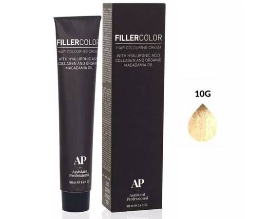 Assistant Professional Filler Color 10G - Краска-филлер для волос платиновый блондин золотистый 100 мл