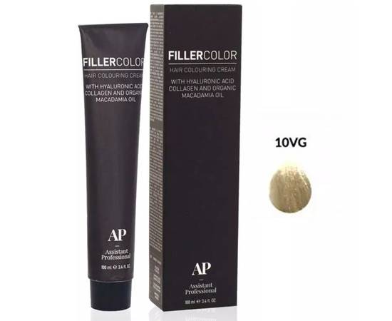 Assistant Professional Filler Color 10VG - Краска-филлер для волос платиновый блондин бежево-золотистый 100 мл