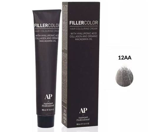 Assistant Professional Filler Color 12AA - Краска-филлер для волос специальный блондин пепельный интенсивный 100 мл