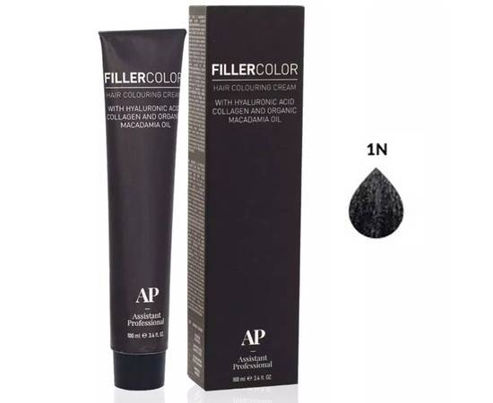 Assistant Professional Filler Color 1N - Краска-филлер для волос черный 100 мл