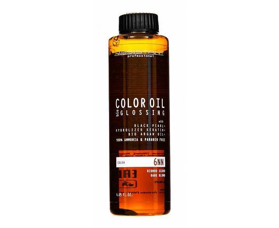 Assistant Professional Color Oil Bio Glossing 6NN - Масло для окрашивания темно-русый 120 мл