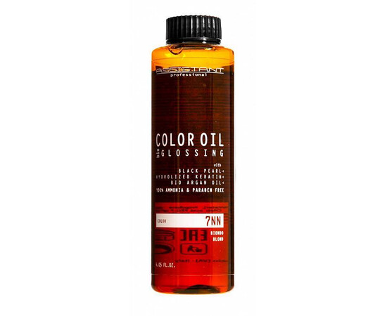 Assistant Professional Color Oil Bio Glossing 7NN - Масло для окрашивания русый 120 мл