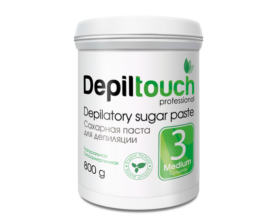 Depiltouch Professional Depilatory Sugar Paste Medium - Сахарная паста для депиляции №3 средняя 800 гр, Объём: 800 гр