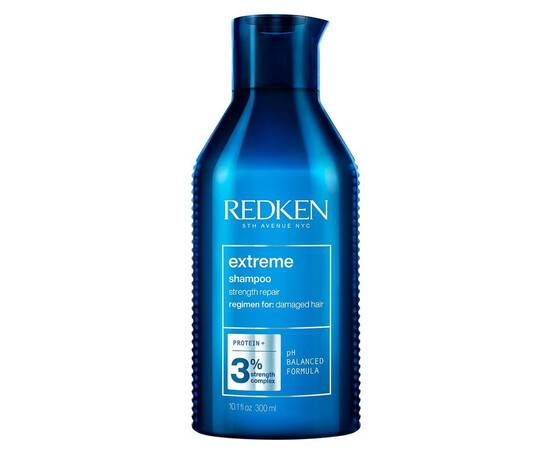 Redken Extreme Shampoo - Восстанавливающий шампунь для ослабленных и поврежденных волос 300 мл, Объём: 300 мл