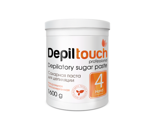 Depiltouch Professional Depilatory Sugar Paste Hard - Сахарная паста для депиляции №4 плотная 1600 гр, Объём: 1600 гр