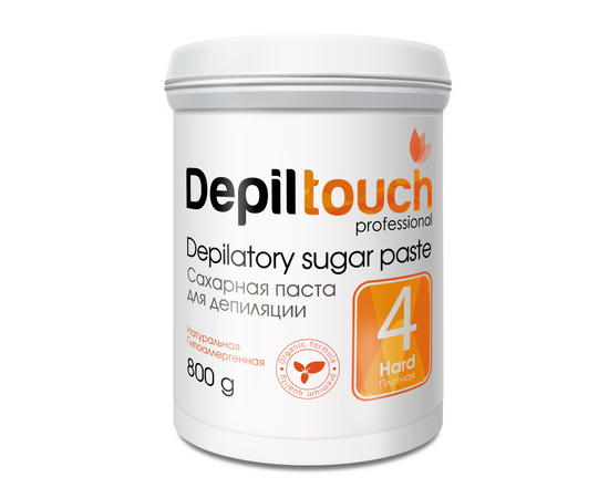 Depiltouch Professional Depilatory Sugar Paste Hard - Сахарная паста для депиляции №4 плотная 800 гр, Объём: 800 гр