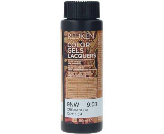 Redken Color Gels Lacquers 9NW Cream Soda - Крем-сода 60 мл, изображение 2