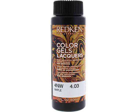 Redken Color Gels Lacquers 4NW Maple - Клен 60 мл, изображение 2