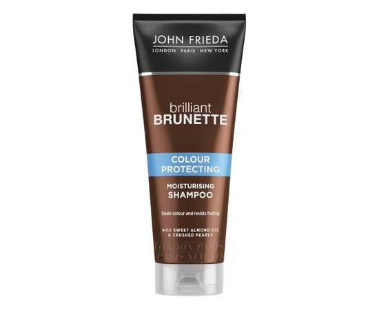 John Frieda Brilliant Brunette Colour Protecting Shampoo - Увлажняющий шампунь для защиты цвета темных волос 250 мл