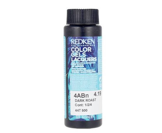 Redken Color Gels Lacquers 4ABn Dark Roast- Перманентный краситель-лак 60 мл, изображение 3
