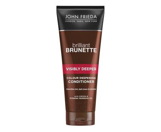 John Frieda Brilliant Brunette Visibly Deeper Conditioner - Кондиционер для создания насыщенного оттенка темных волос 250 мл