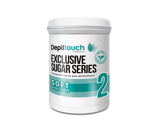 Depiltouch Professional Exclusive Sugar Series Soft - Сахарная паста для депиляции (Мягкая 2) 1600 гр, Объём: 1600 гр
