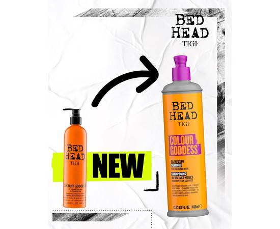 TIGI BED HEAD COLOUR GODDESS - Шампунь для окрашенных волос 400 мл New!, Объём: 400 мл, изображение 3