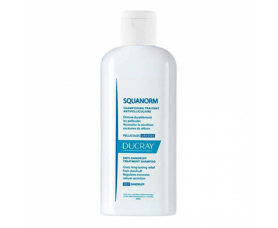 DUCRAY SQUANORM Anti-Dandruff Treatment Shampoo - Шампунь от жирной перхоти 200 мл