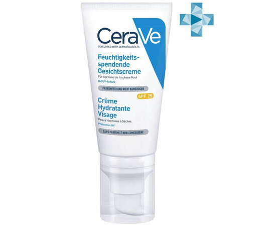 CERAVE Facial Moisturising Lotion SPF25 - Увлажняющий лосьон для нормальной и сухой кожи лица SPF25 52 мл