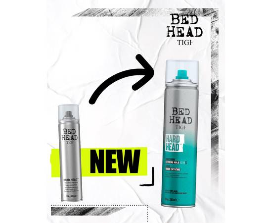 TIGI BED HEAD HARD HEAD - Лак для суперсильной фиксации 100 мл, Объём: 100 мл, изображение 2