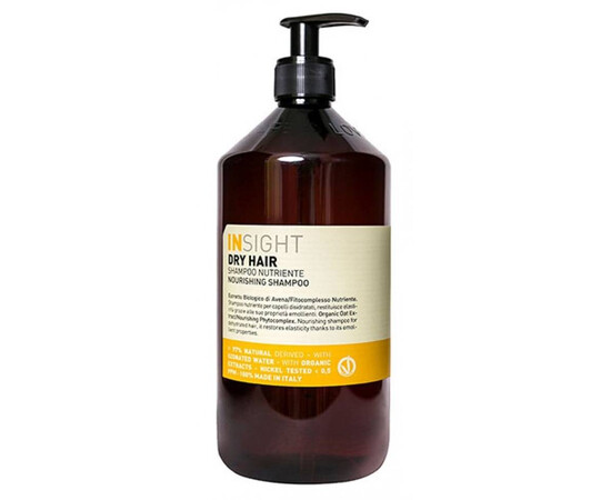 INSIGHT Dry Hair Nourishing Shampoo - Увлажняющий шампунь для сухих волос 900 мл, Объём: 900 мл