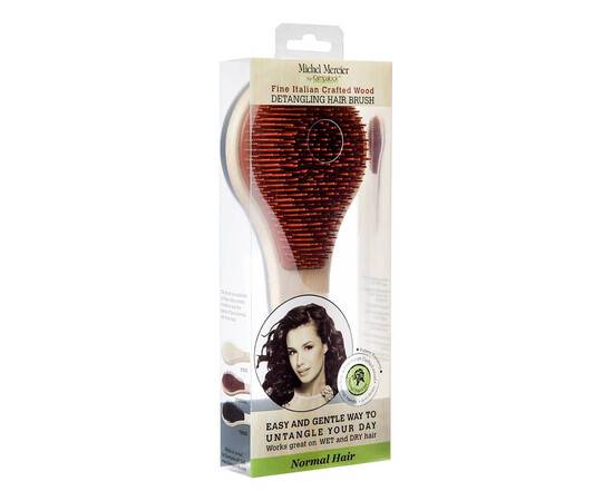 Michel Mercier WOODEN Detangling Brush for Normal hair - Щетка деревянная для нормальных волос