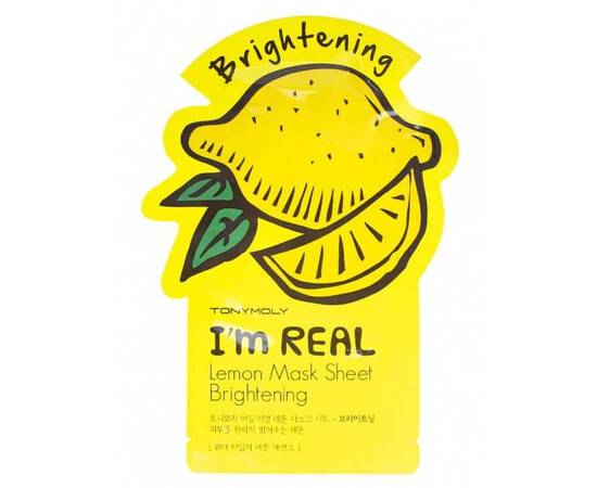 Tony Moly I"m LEMON Mask Sheet Brightening - Тканевая маска для лица с экстрактом лимона 21 мл