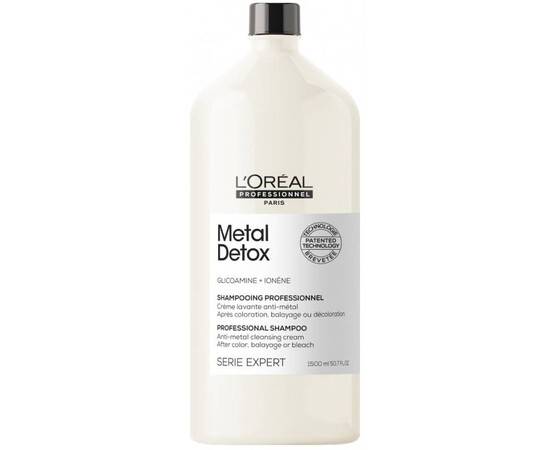 Loreal Metal Detox Shampoo - Шампунь для восстановления окрашенных волос 1500 мл, Объём: 1500 мл