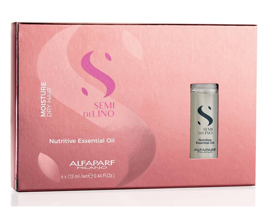 ALFAPARF SDL MOISTURE Nutritive Essential Oil - Масло увлажняющее для питания сухих волос 6 ампул по 13 мл