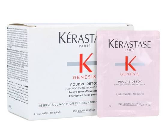 Kerastase Genesis Poudre Detox - Детокс-пудра для глубокого очищения кожи головы и уплотнения волос по длине 30 х 2 гр